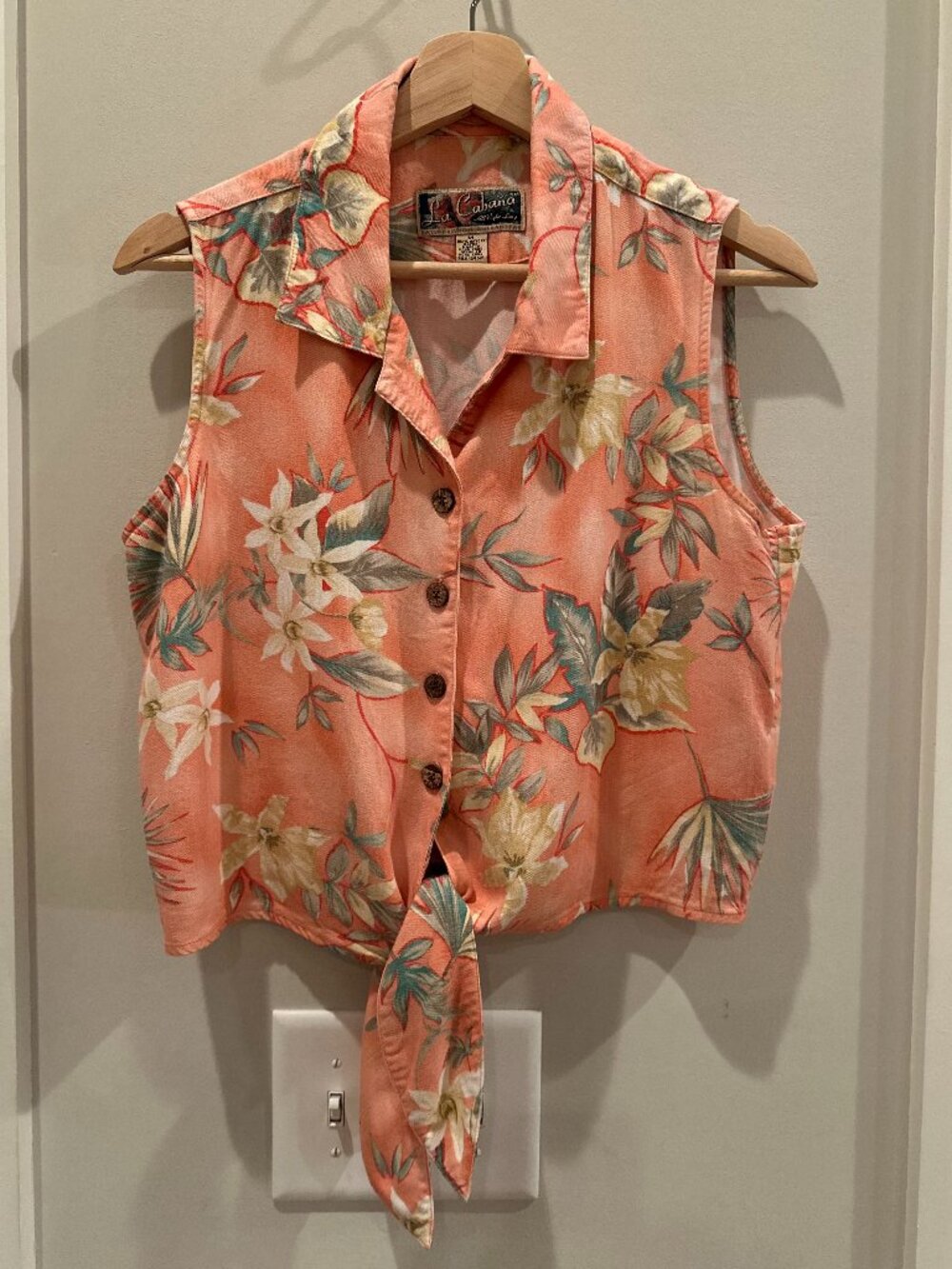 Vintage Sleeveless Top by La Cabana